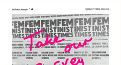 Desktop Screenshot of feministtimes.com